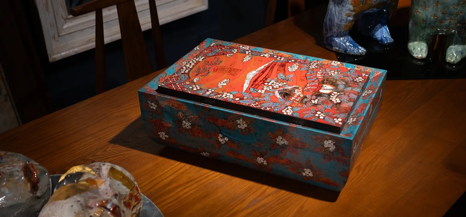 The finished box photographed for the MUSE Design Awards entry