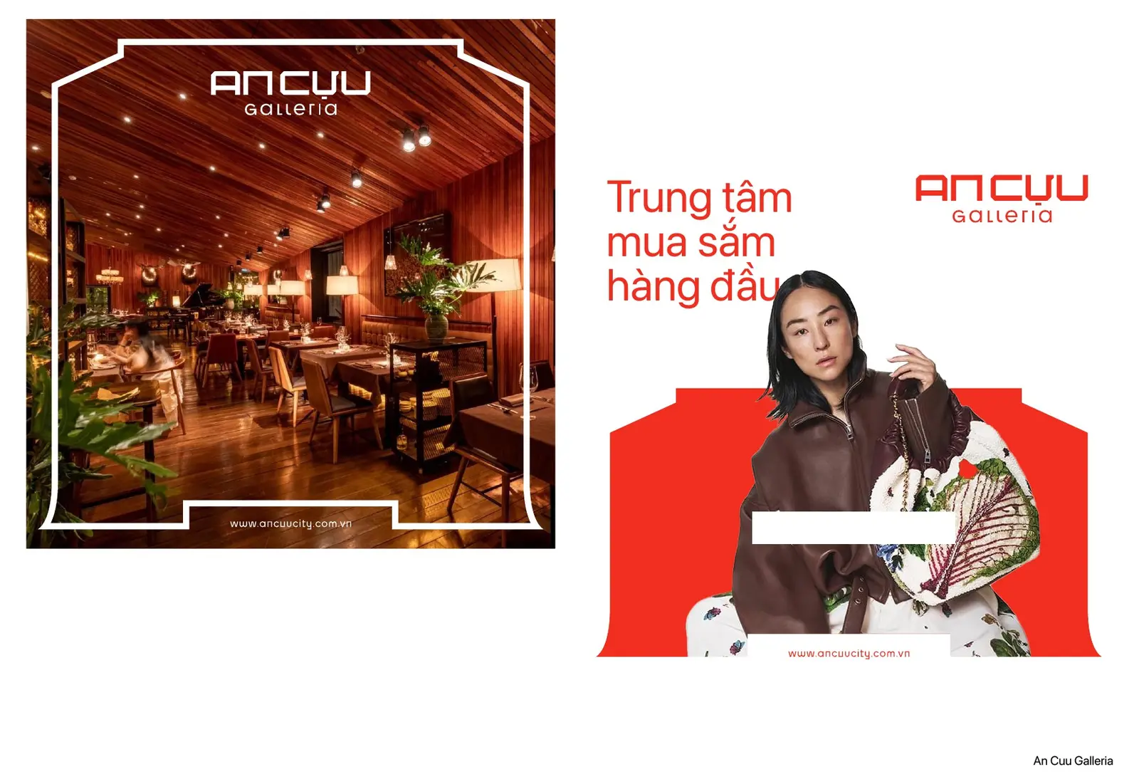 Social post templates — food, retail and lifestyle photography under the mark