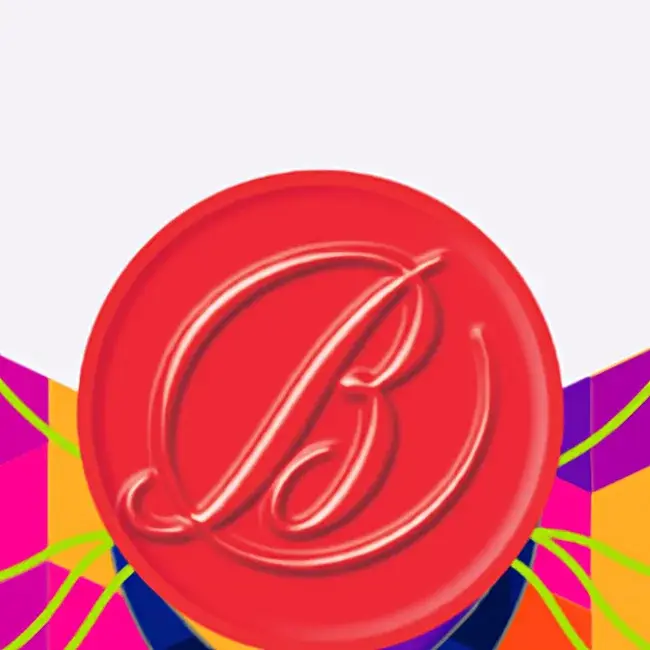 The wax seal — the one object allowed to break the tessellation