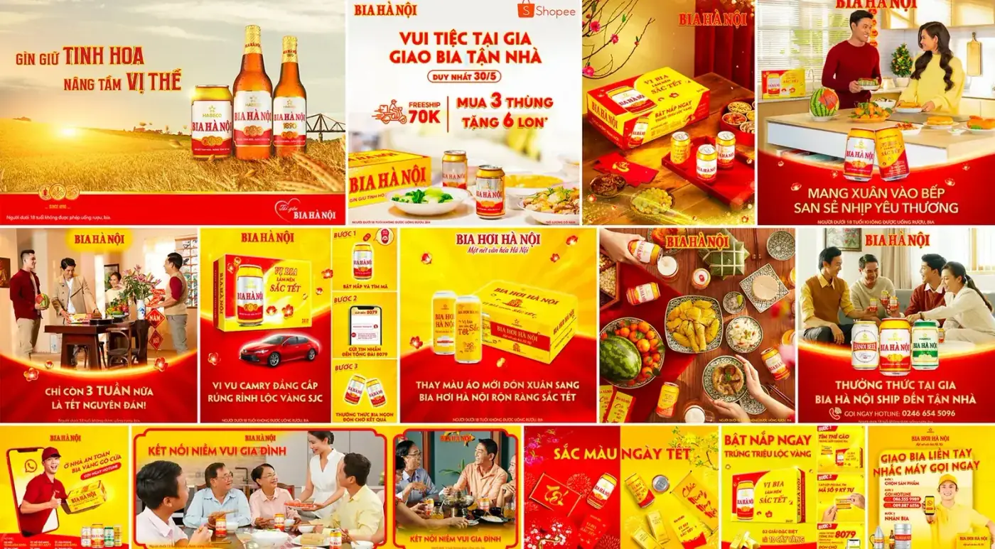 A year of the page — the Tết content wall