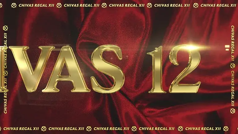 Opening sequence — the wordmark drawn as fine gold line work