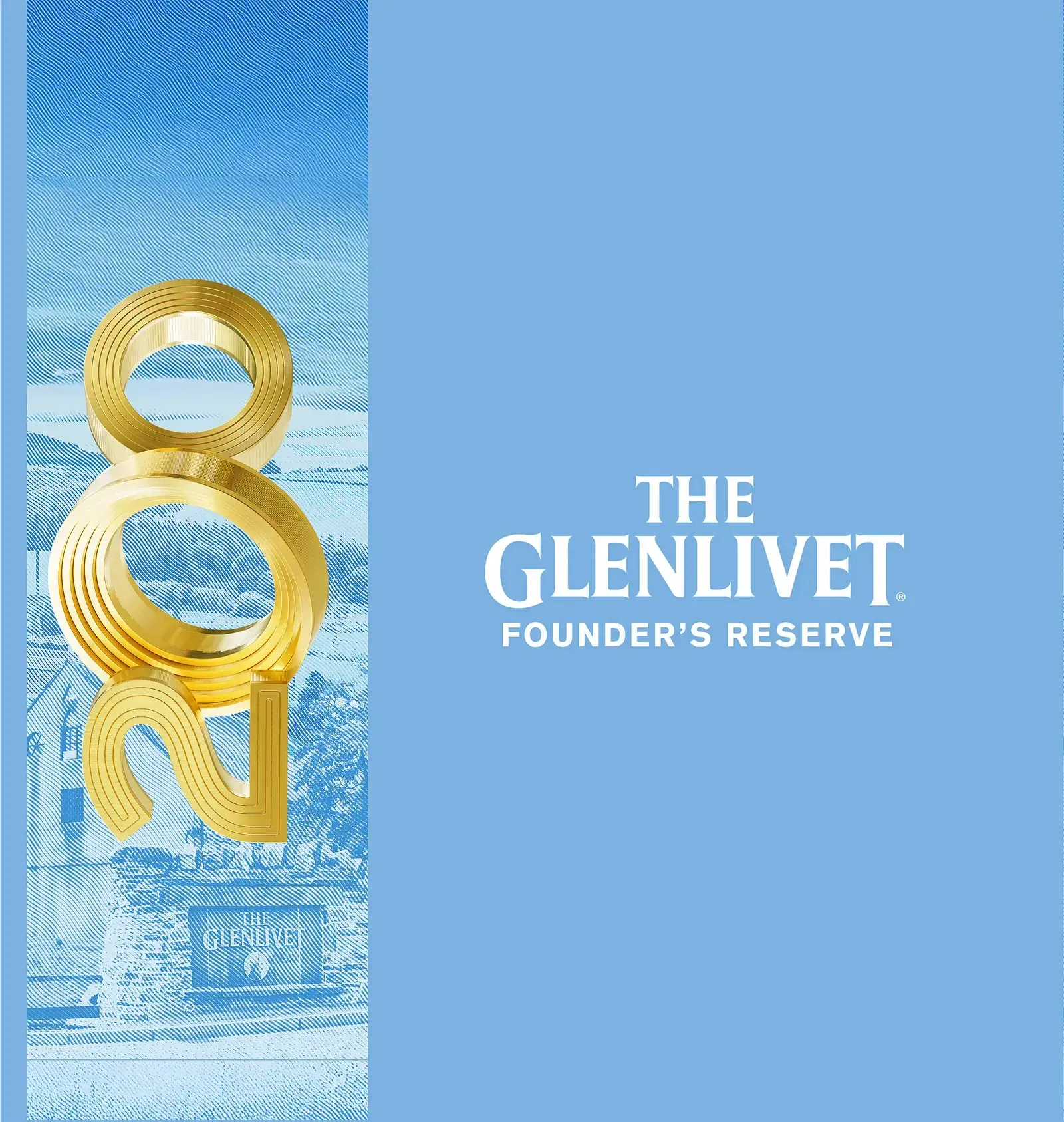 Flat artwork for the 2025 paper bag, gusset and front face