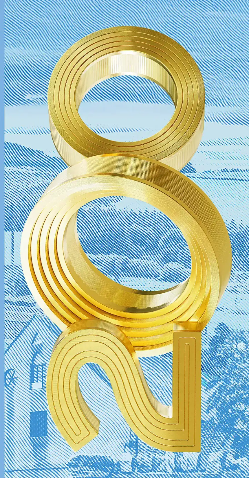 The 200 mark redrawn vertical in gold for the Vietnamese pack