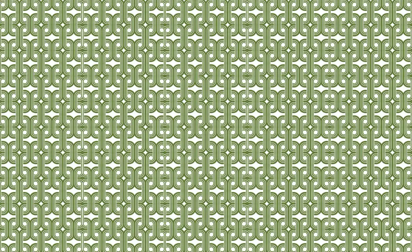The pattern running as a continuous strip