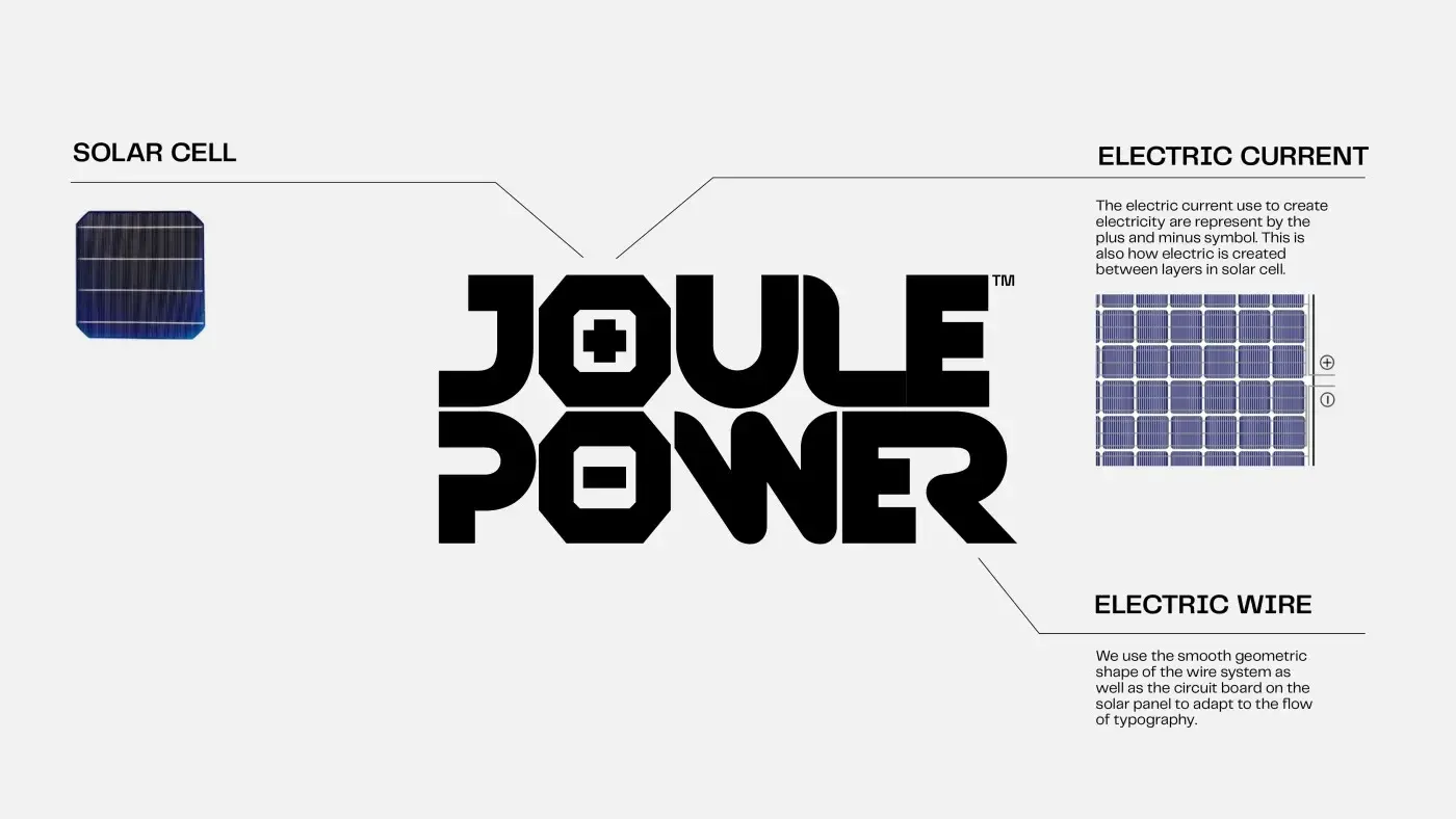 The wordmark on its construction grid