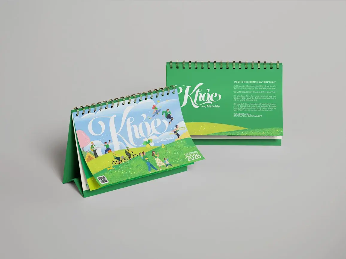 Desk calendar, side B