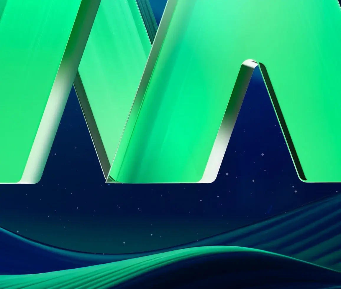 The M device rendered in gradient