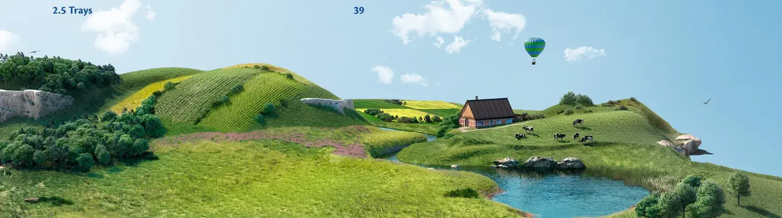 Spread from the Oldenburger global design manual showing the dairy island