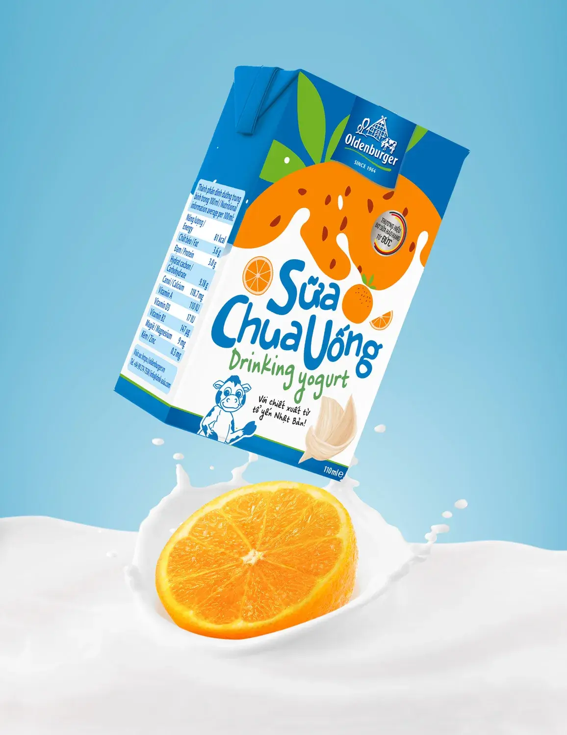Vertical key visual, orange