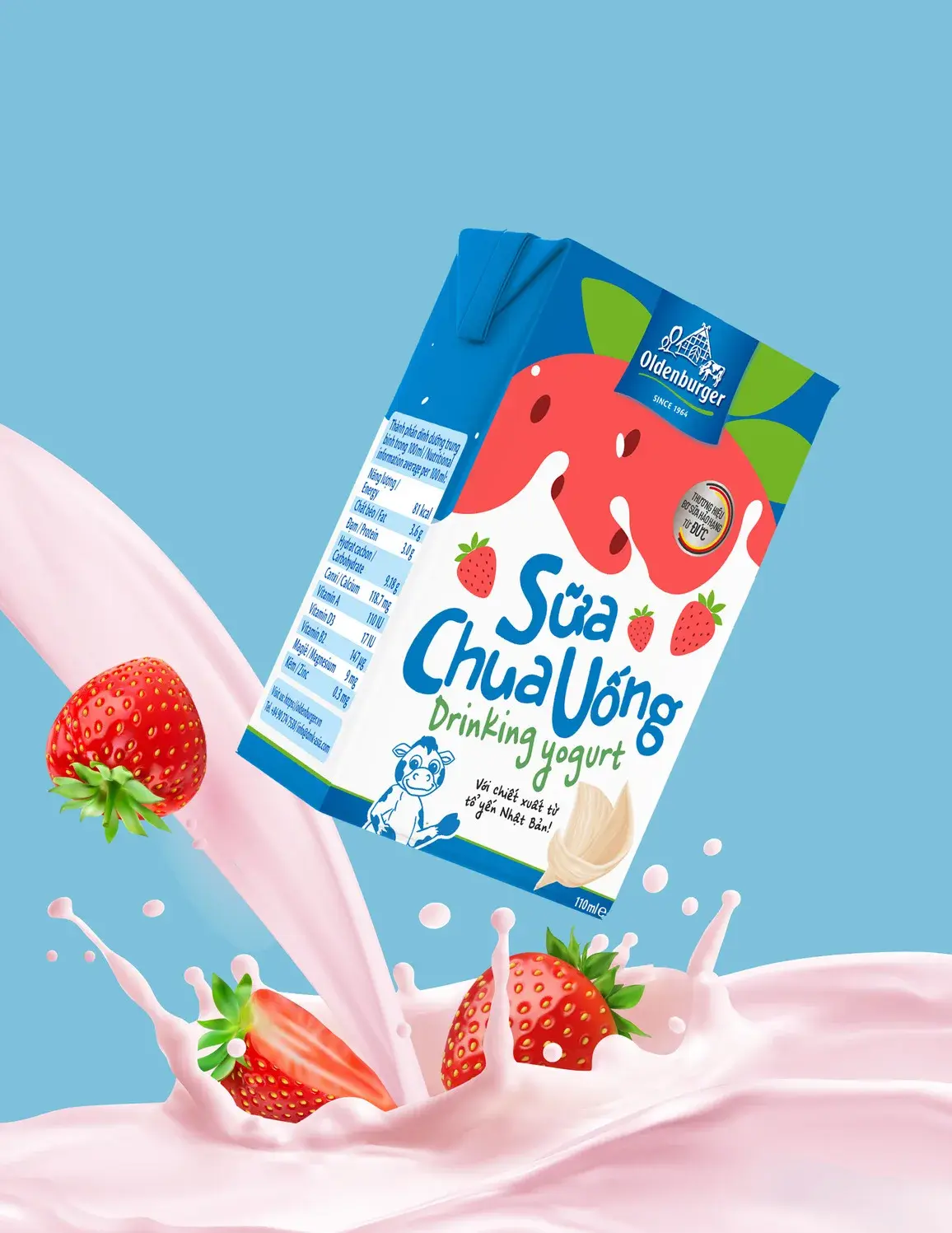 Vertical key visual, strawberry