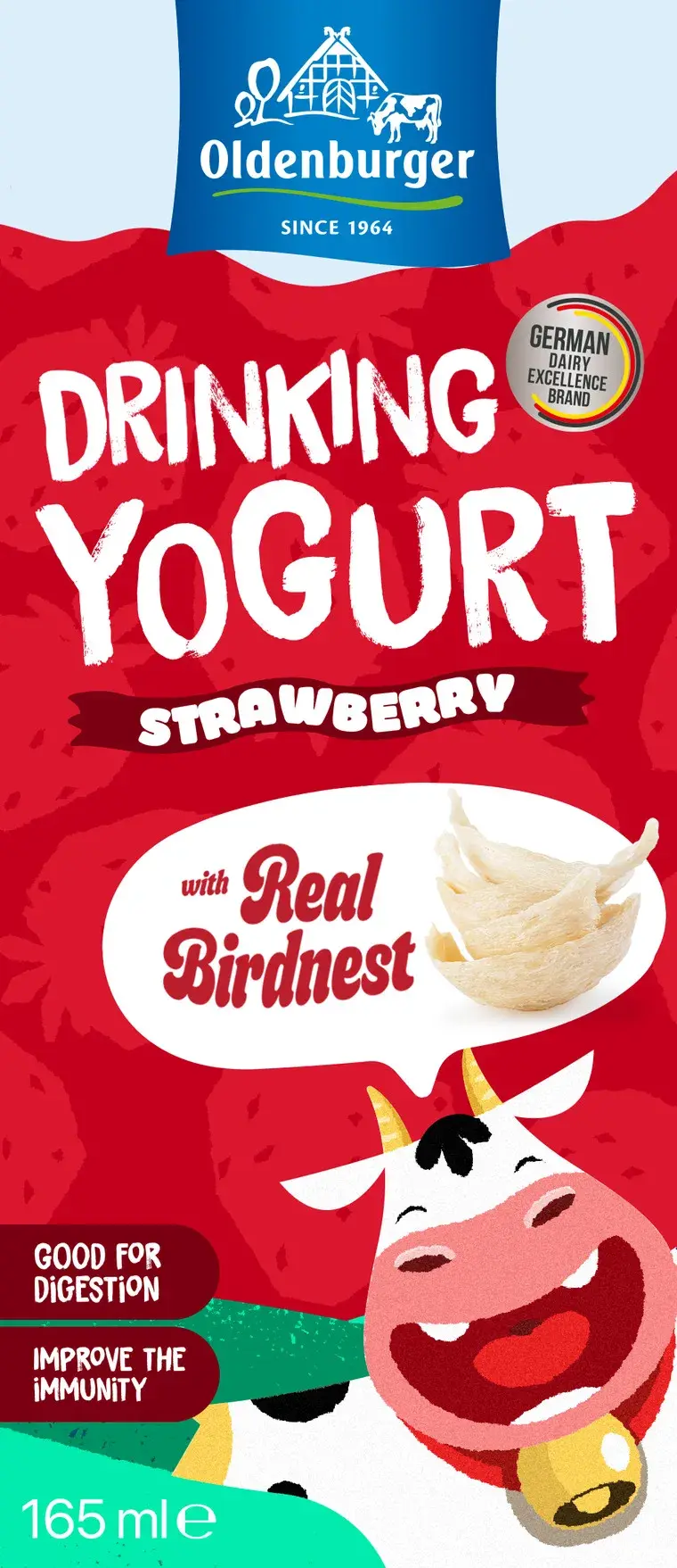 Flat artwork, strawberry — Direction II