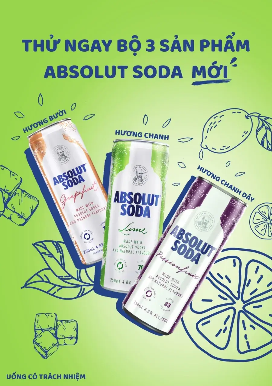 Absolut Soda leaflet, page four