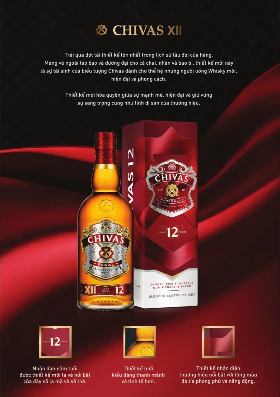 Chivas Regal leaflet, page two