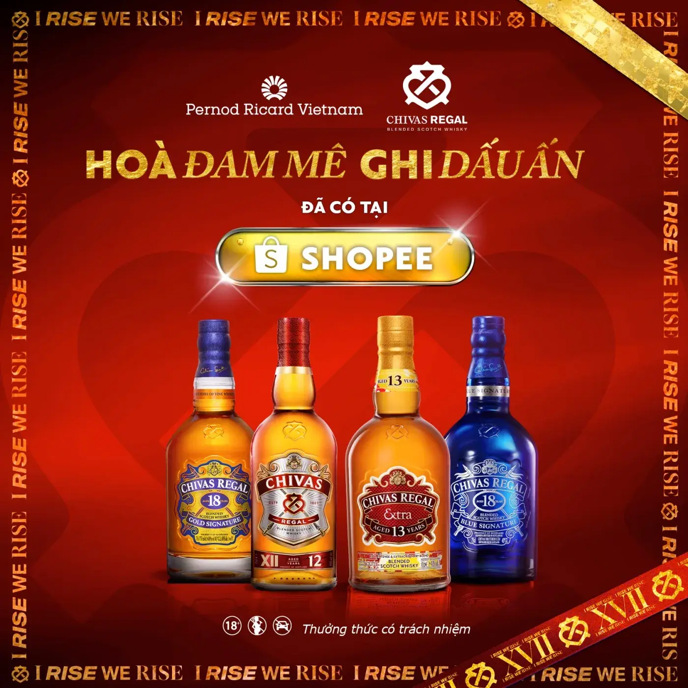 Commerce key visual — Chivas Regal festive bundle