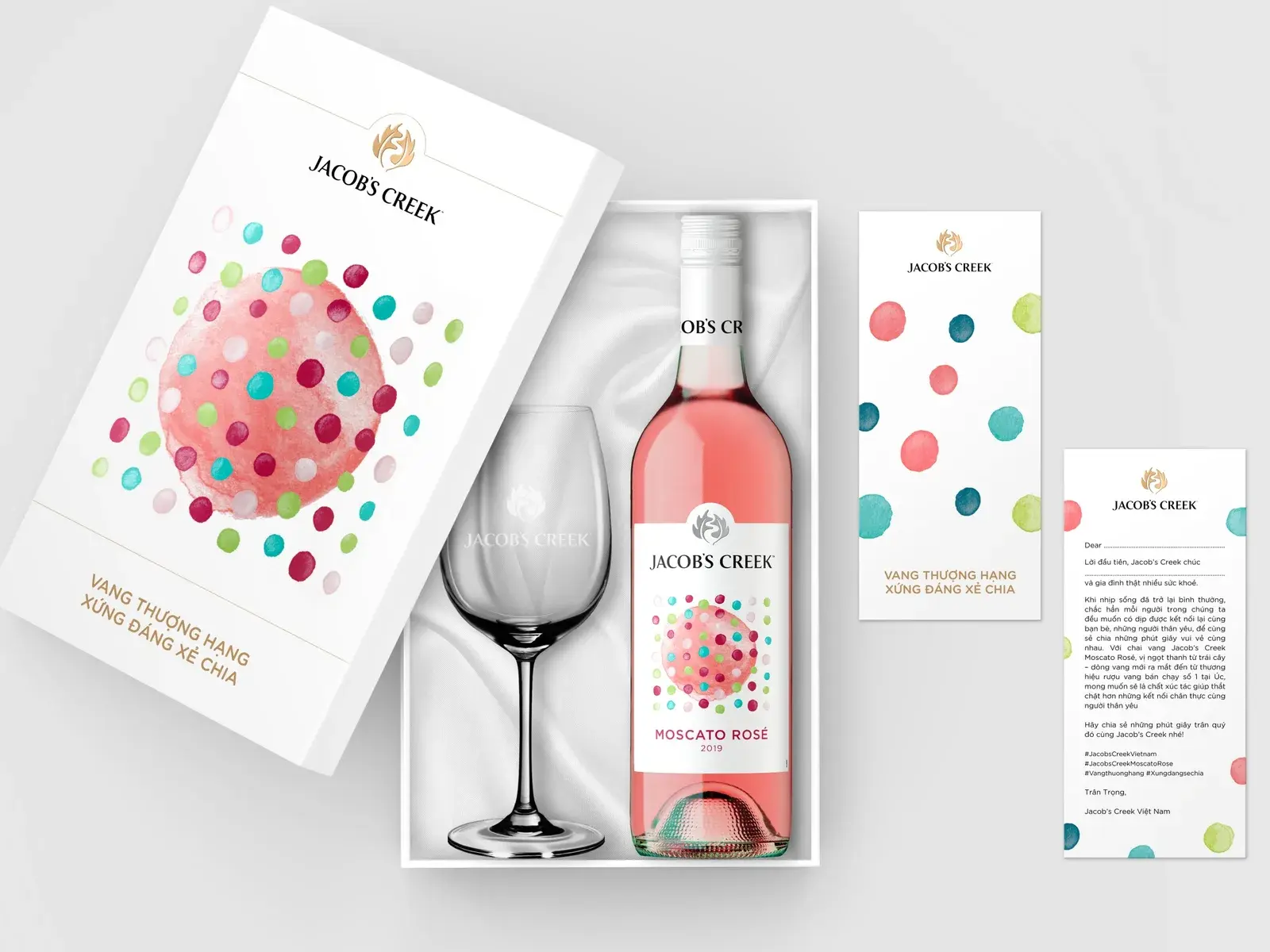 Jacob’s Creek Moscato Rosé gift set