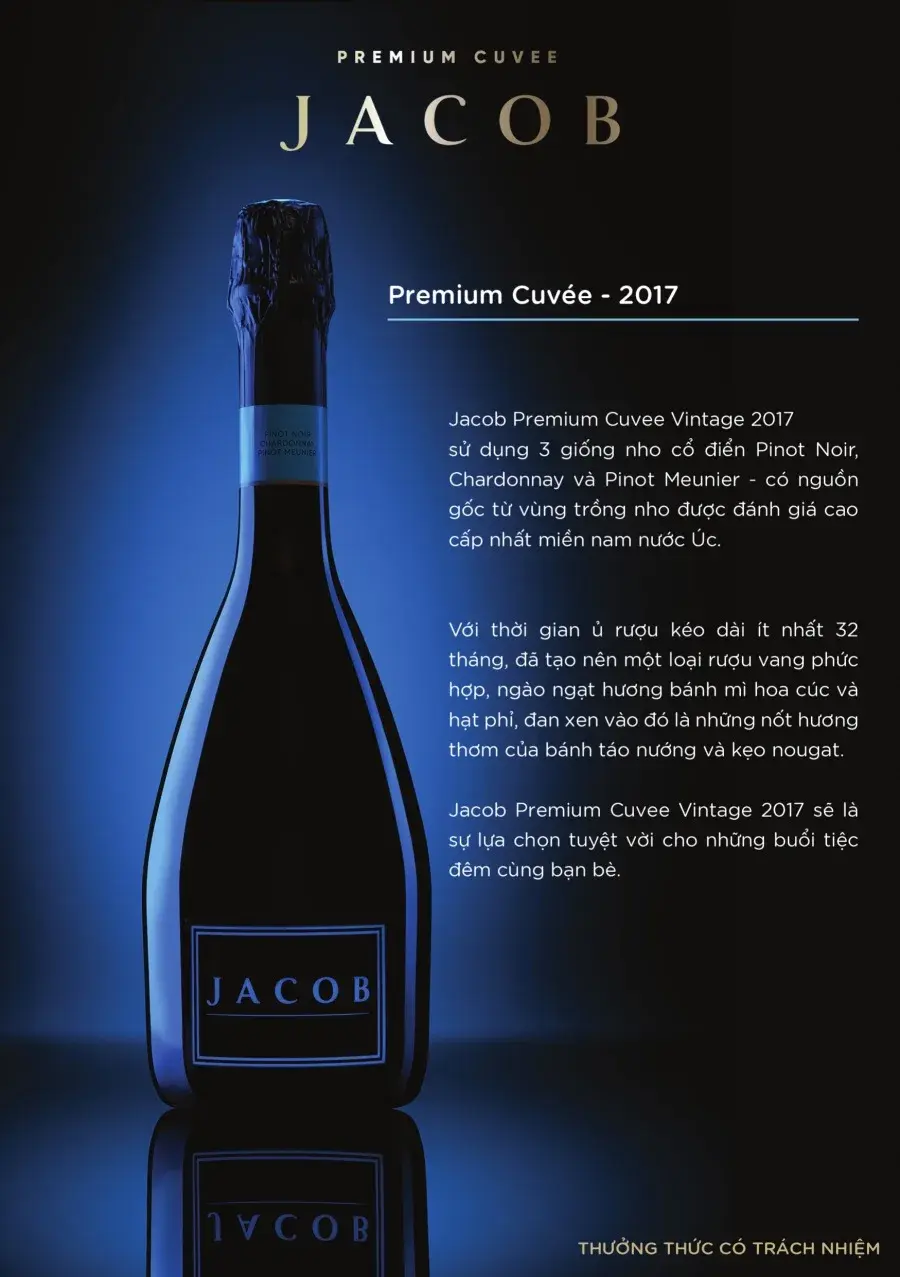 Premium Cuvée folder, vintage page