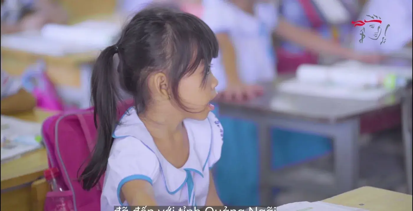 CSR film still — a classroom