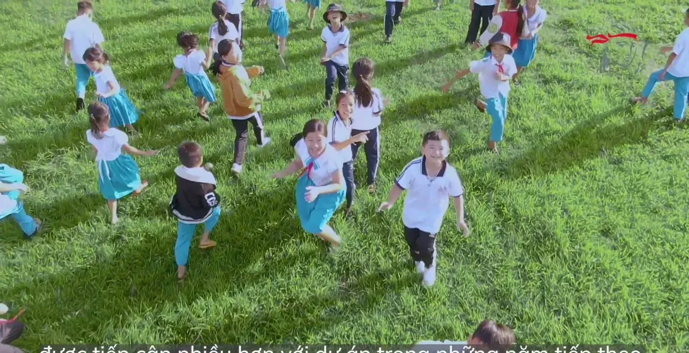 CSR film still — children running