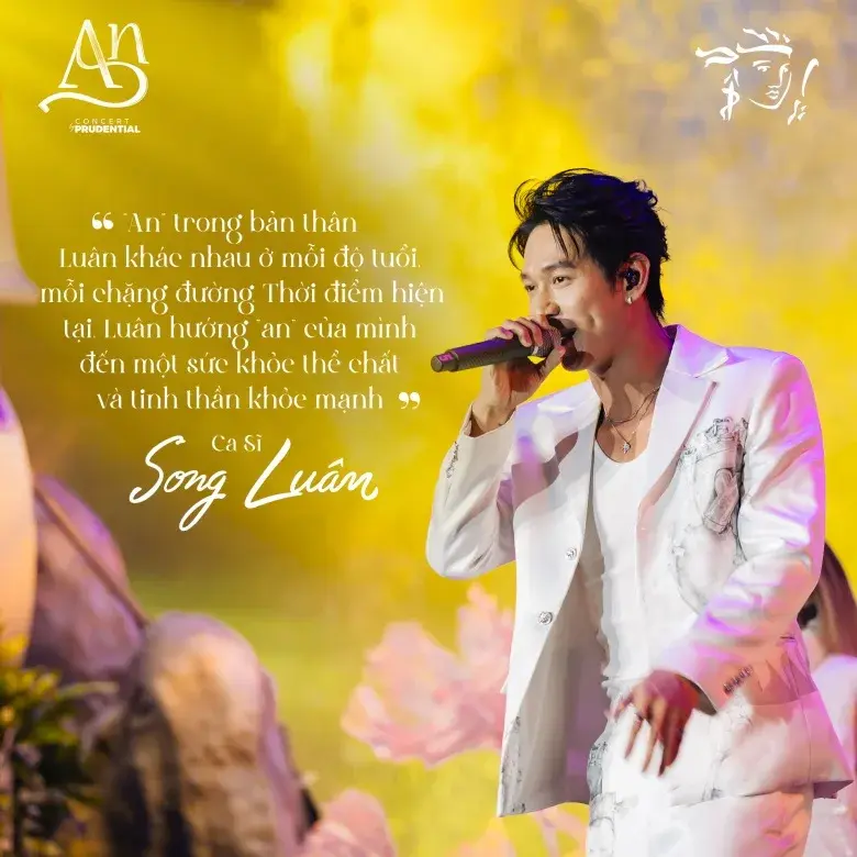 Quote post from the concert, one performer under stage light