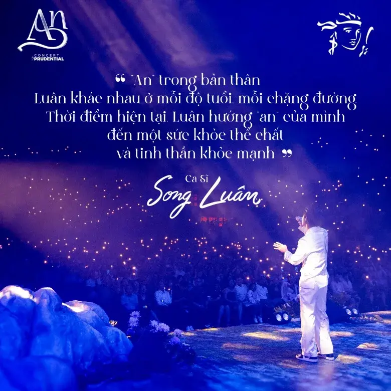 Quote post from the concert, one performer under stage light