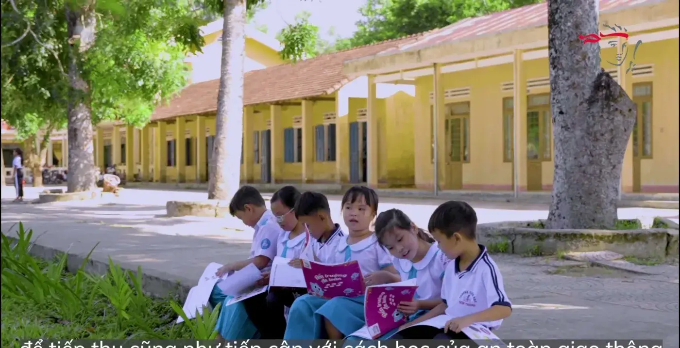 CSR film still — the schoolyard