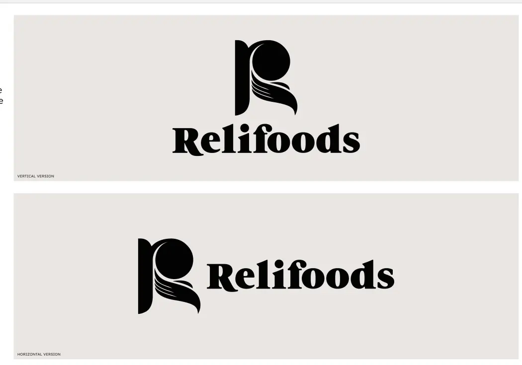 Horizontal and vertical lockups shown at their specified proportions