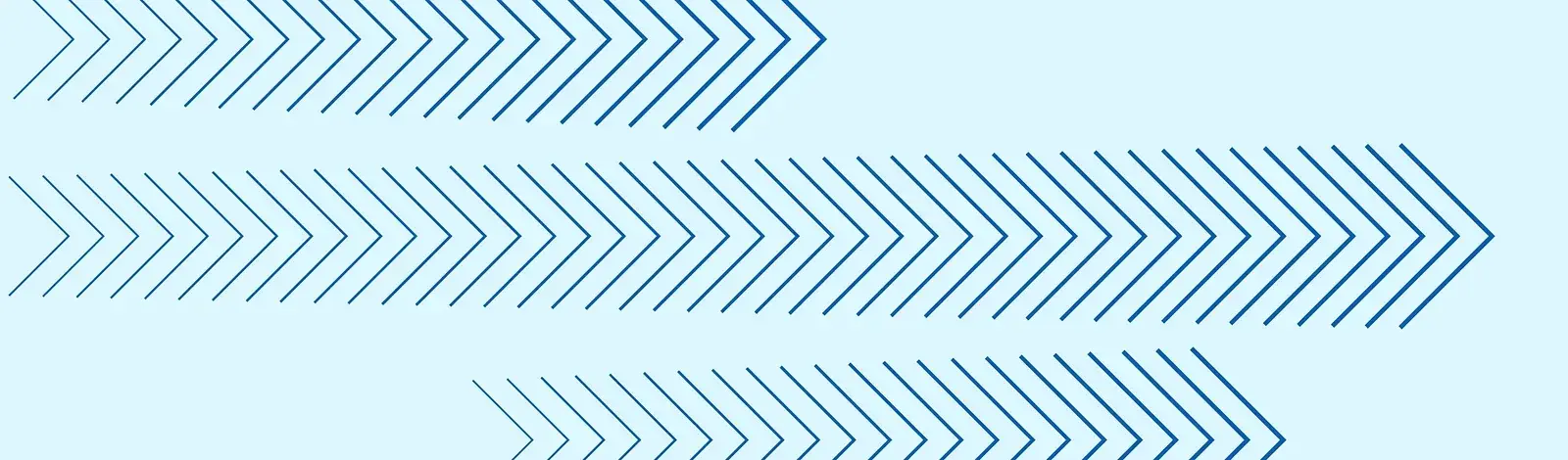 The upward arrow motif repeated as a horizontal band of chevrons