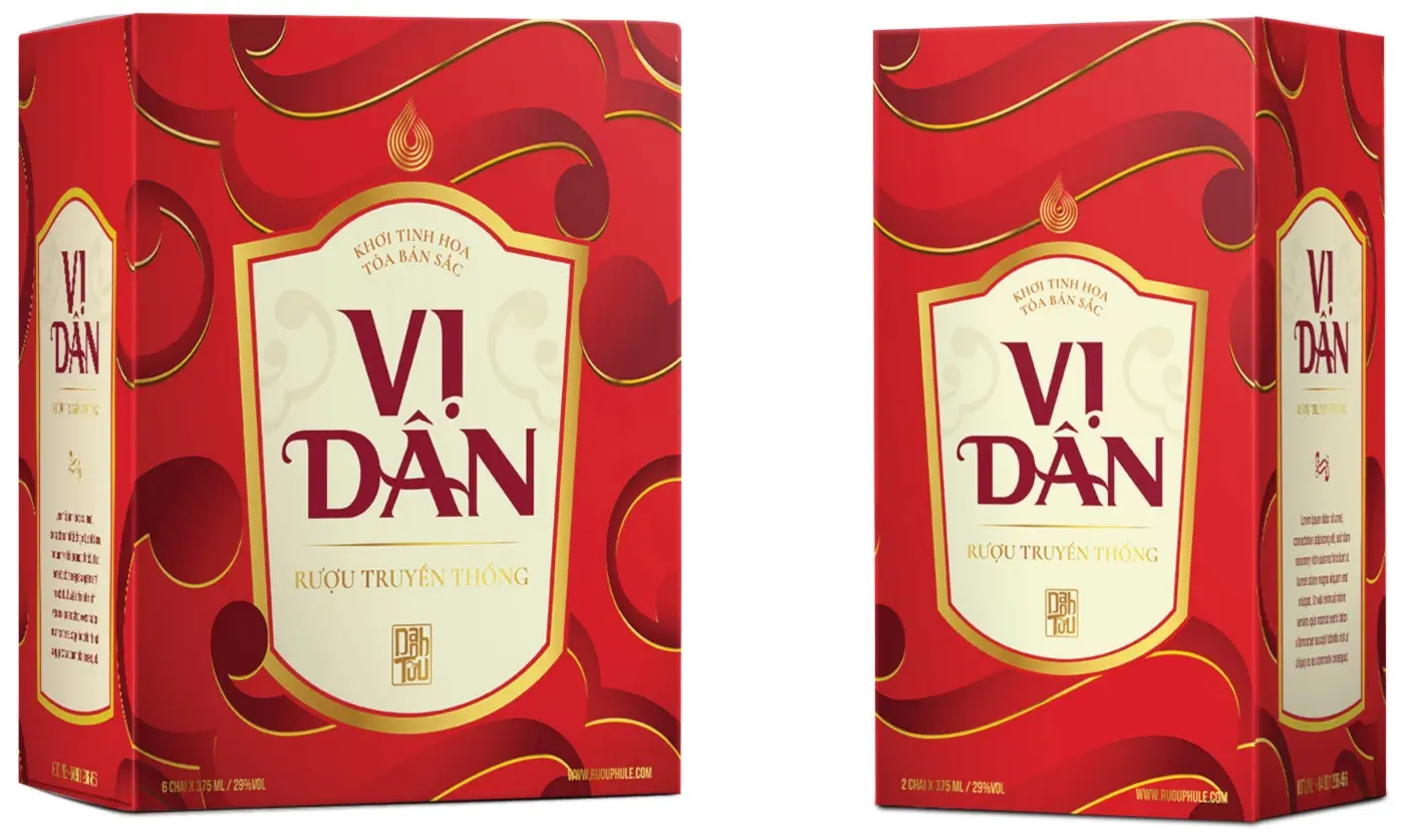 The pattern on the box faces
