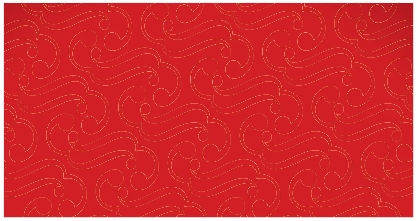 The pattern on wrapping paper